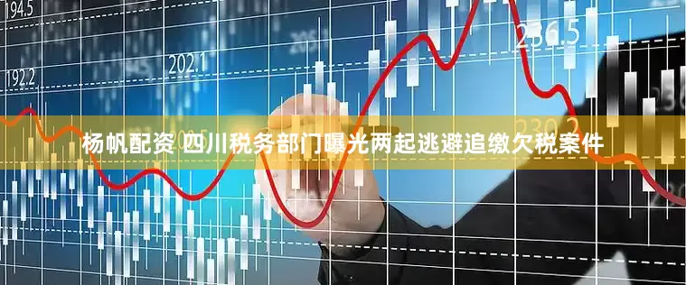 杨帆配资 四川税务部门曝光两起逃避追缴欠税案件